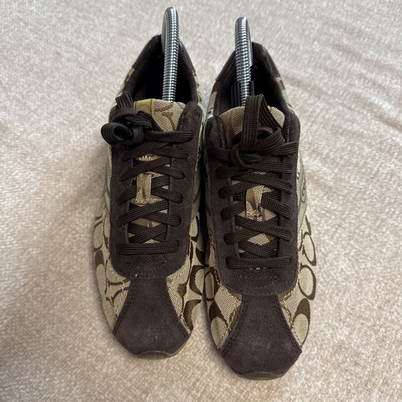 Coach Women's 6.5M Brown & Gold Meredith Sz 7M Casual Shoes - Picture 2 of 8